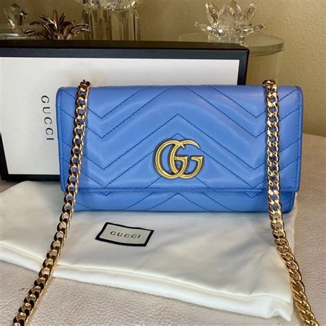 baby blue gucci wallet